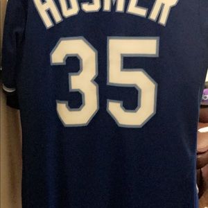 Like new men’s KANSAS CITY ROYALS jrsy #35 HOSMER